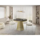 WFL GROUP Naro Ø 120 cm Dunkelgrau