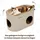 petrhein Kratzbrett 64 x 35 x 36 cm beige
