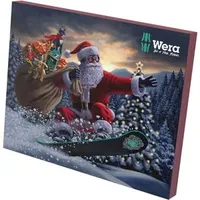 Wera Adventskalender 05136609001 XXL, 2024, gefüllt mit Werkzeug und Zubehör, 57 x 46 cm