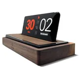 Tempest Deluxe Chess Clock: Schachuhr fur Schach, Backgammon, Go und Scrabble Clock in Solid Black Walnut, gebündelt mit kostenloser iOS/Android-App (funktioniert mit Ihrem eigenen Telefon).