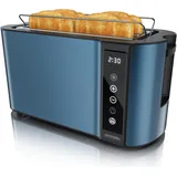 Arendo Langschlitz-Toaster Blau