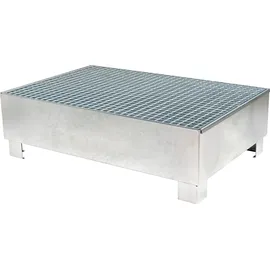 Stier Auffangwanne Stahl verzinkt 120 cm x 80 cm grau
