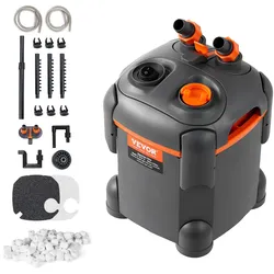 VEVOR 30 Gallonen Aquarium-Kanisterfilter, 8 W, UV-Lampe, leise