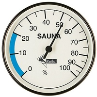 Karibu Hygrometer Classic  (Metall, Messbereich Hygrometer: 0 - 100 % r.F.)