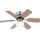 GLOBO Ugo 76 cm Deckenventilator nickel matt/buche/graphit mit Licht