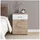 Hti-Living Nachtschrank Nina 45 x 38 x 70 cm Weiß