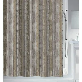 Spirella Duschvorhang Roman 240 x 180 cm braun