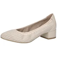 CAPRICE Damen Pumps aus Leder mit Blockabsatz Schuhweite H