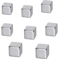 Sigel Magnete silber 1,0 x 1,0 x 1,0 cm
