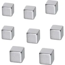 Sigel Magnete silber 1,0 x 1,0 x 1,0 cm