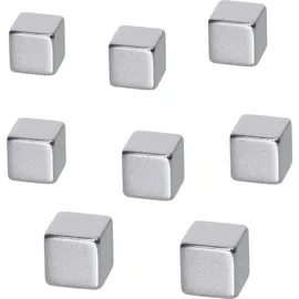 Sigel Magnete silber 1,0 x 1,0 x 1,0 cm