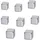 Sigel Magnete silber 1,0 x 1,0 x 1,0 cm