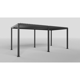 Sorara Pergola E-Motion mit LED ca. 600x300 cm, Alu Anthrazit