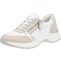 REMONTE Damen D0G09 Sneaker, Rose/Weiss/Ice/Weiss / 81, 37 EU Weit