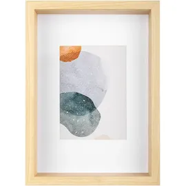 walther design Shape 3D FSC-Holzrahmen braun 21x30 cm 1er Set