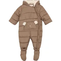 S.Oliver Schneeanzug mit abnehmbaren Füsschen und samtigem Fleecefutter cognac