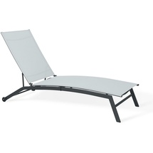 Ondis24 Chaise Sonnenliege anthrazit/weiß