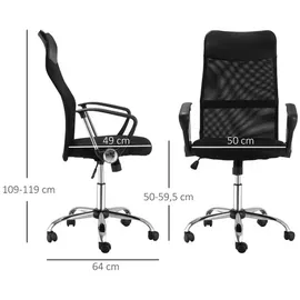 Homcom A2-0093 schwarz