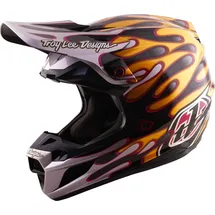 Troy Lee Designs SE5 Carbon Overspray Mehrfarbig Schwarz Gold L