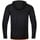 Jako Herren Kapuzenjacke Challenge Schwarz/Neonorange, M