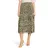 Cartoon Midirock Damen Plissee Khaki/Cream 36