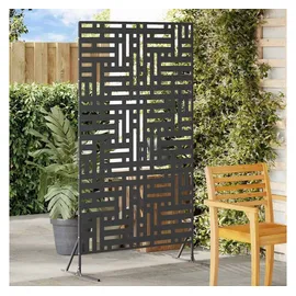 vidaXL Sichtschutz 100 x 50 x 180 cm Schwarz Stahl