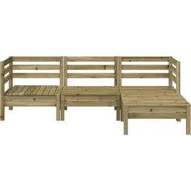 vidaXL Gartensofa 3-Sitzer 0 x 0 x 0 cm Bronze