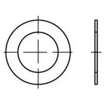Hörger & Geßler Paßscheibe DIN 988 25 x 35 x 0,2 mm 1000 Stück