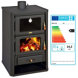 Prity EEK A Kaminofen mit Backofen Prity FG D - Holzofen 14,2 kW