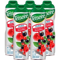 Teisseire Getränke-Sirup Grenadine 0% - 600ml (5er Pack)