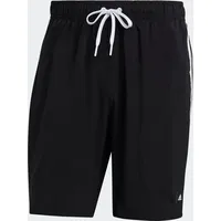 Adidas 3-Streifen CLX Badeshorts Black / White S