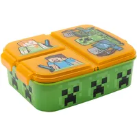 Stor Brotdose mit MEHREREN Fächern | Minecraft Lunchbox
