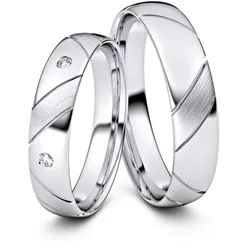 Trauringe Ahlen 333er Weiflgold - 8536