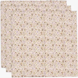 jollein Musselintuch 70x70 cm 3er-Pack, Flower Fairies