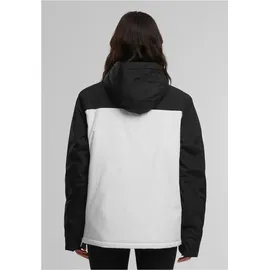 URBAN CLASSICS 3-tone Padded Kapuzenpullover White / Black / Black XL