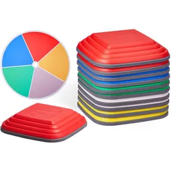 VEVOR Balanciersteine Trittsteine Balancing Stepping Stones für Kinder 10er-Set