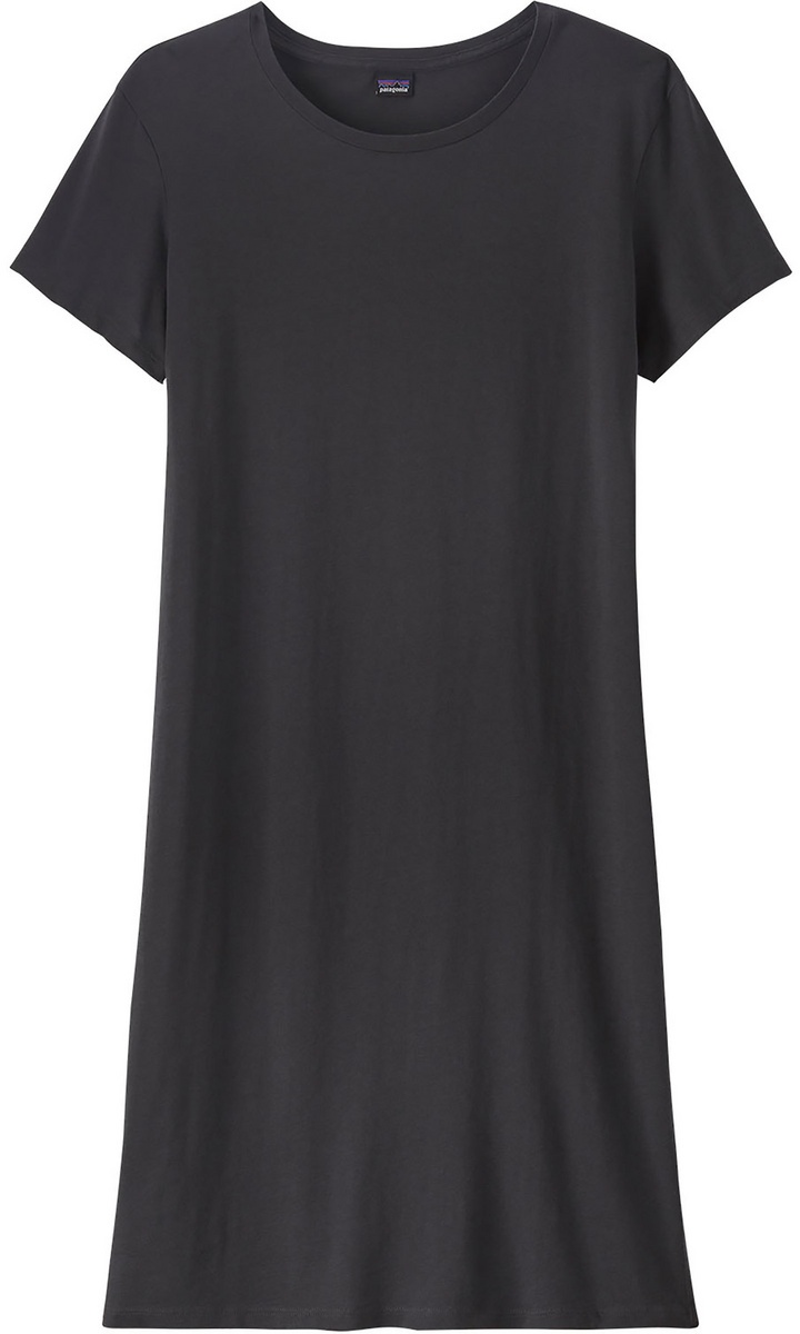Patagonia Damen T-Shirt Organic Cotton Kleid (Größe S, schwarz)