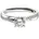 Bruno Banani Solitärring BRUNO BANANI "Schmuck Geschenk Verlobungsring rhodiniert" Gr. 54, silberfarben, kristallweiß, Fingerringe, Damen, 54, Silber 925 (Sterlingsilber), 3,2mm, mit Zirkonia (synth.)