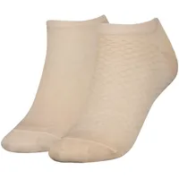 Tommy Hilfiger Damen Sneaker Socken, Beige, 35/38 (2er Pack)