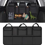 JGDLBXJY Kofferraum Organizer Auto für Dacia Logan MCV 2 (II) I 2013-2020,Auto Aufbewahrungstasche Kofferraumtasche Auto mit Starkes elastisches Abnehmbare Kofferraumtasche