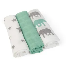 gr�nspecht GRÜNSPECHT Naturprodukte 1501-V4 Pflege-/Waschtücher, 30x30cm - grün