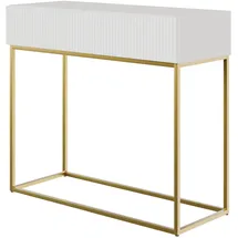Selsey Veldio Konsolentisch 90 x 0 x 75 cm Weiß