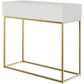 Selsey Veldio Konsolentisch 90 x 0 x 75 cm Weiß