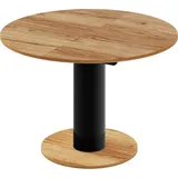 Design Esstisch Tisch HES-111 rund oval Hochglanz ausziehbar 100-148cm