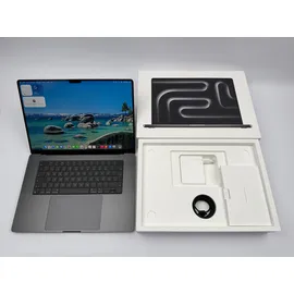 Apple MacBook Pro M3 2023 16'' M3 Max 36 GB RAM 1 TB SSD 30-Core GPU Space Schwarz
