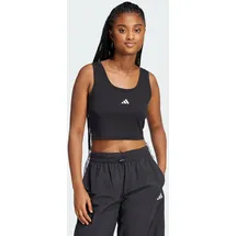 adidas Essentials Small Logo Cotton Lifestyle Tanktop Black / White XS