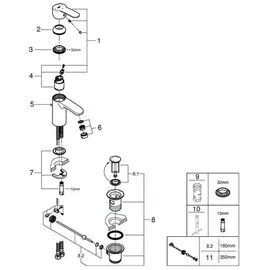 Grohe Eurostyle Cosmopolitan S-Size Einhandmischer chrom 2337420E