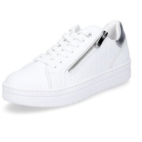 Marco Tozzi Damen Sneaker Low Top 2-23718-42 Weiß White Comb),