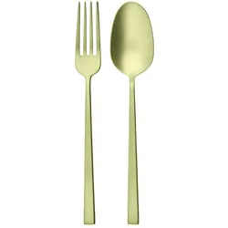 Sambonet Besteck Rock Antique Champagne Servierbesteck 2 tlg.