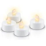 goobay LED-Teelichter weiß